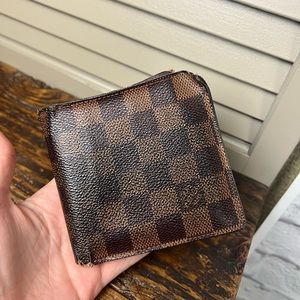 LOUIS VUITTON Damier Ebene Slender Wallet (Scraps)